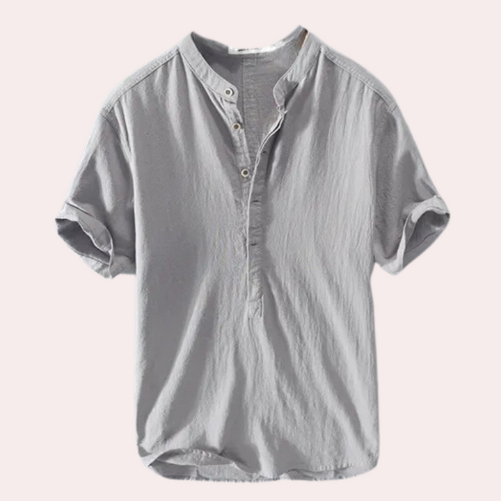 Comfortable Summer Shirt for Men - Milo-Grey-S-The Livary