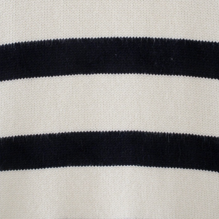 Trendy Oversized Striped Women's Sweater - Sophie-XS-The Livary