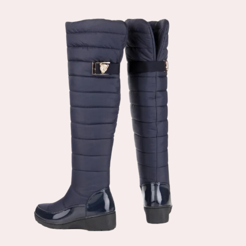 Warm Overknee Boots with Timeless Style - Sofia-Black-3-The Livary