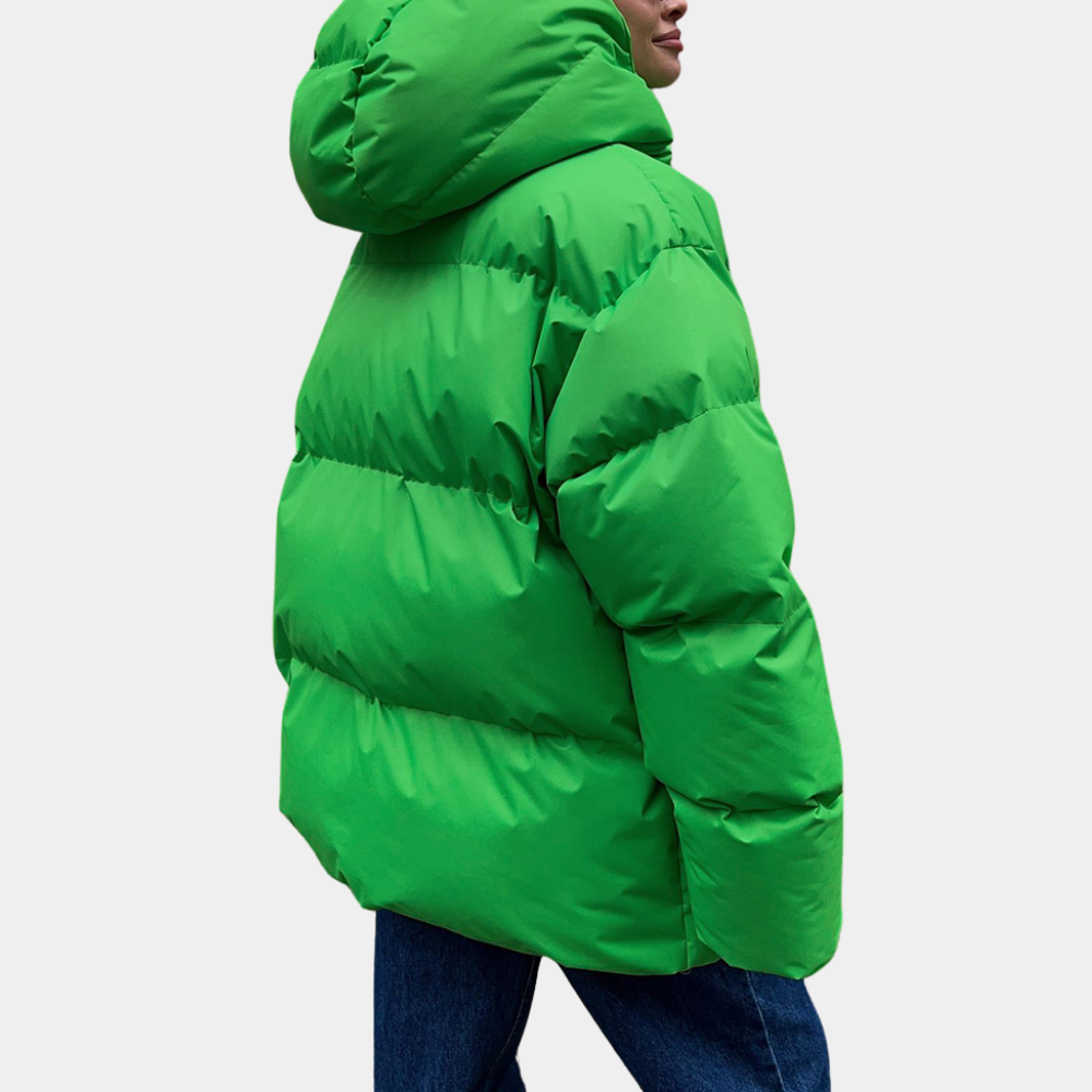 Stylish and Weatherproof Ladies Jacket - Windbreaker-Green-XS-The Livary