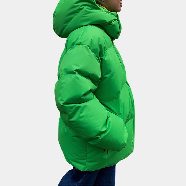 Stylish and Weatherproof Ladies Jacket - Windbreaker-Green-XS-The Livary
