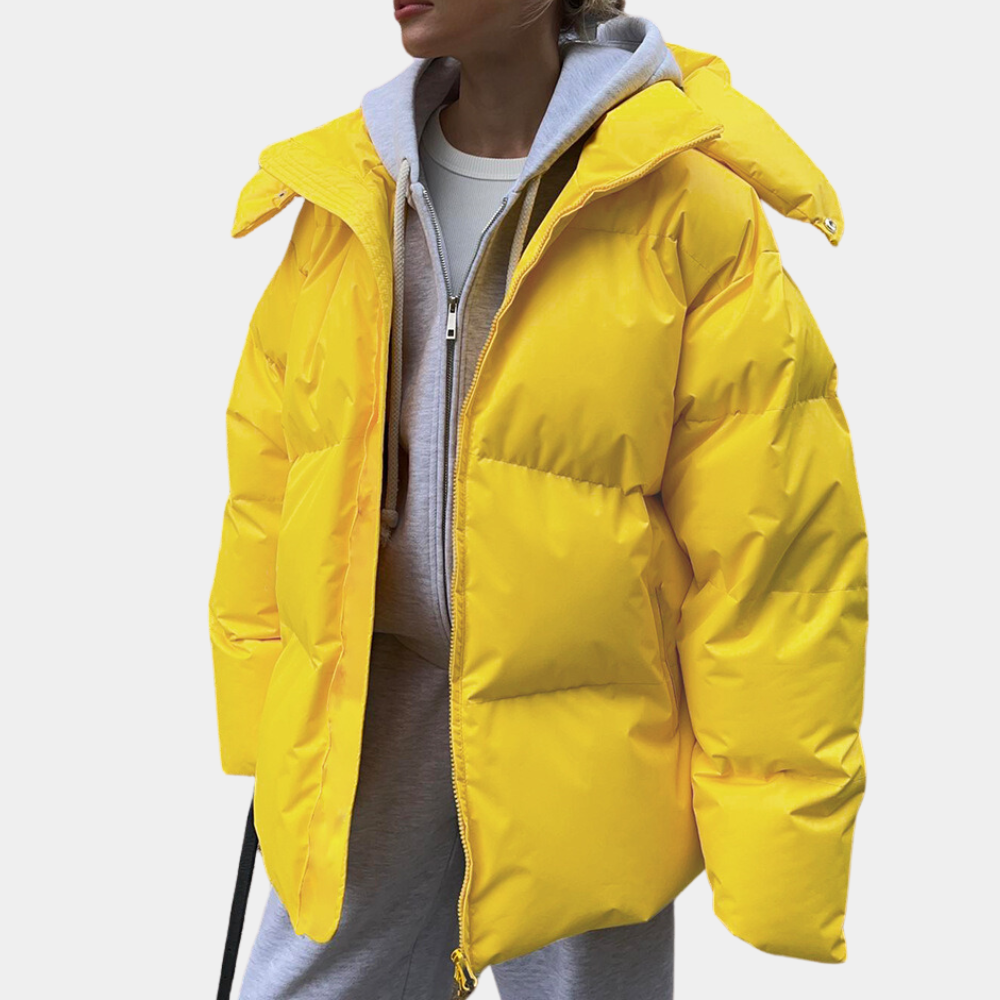 Stylish and Weatherproof Ladies Jacket - Windbreaker-Yellow-XS-The Livary