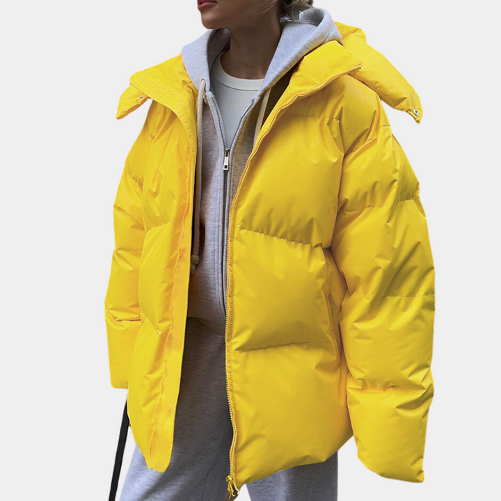 Stylish and Weatherproof Ladies Jacket - Windbreaker-Yellow-XS-The Livary