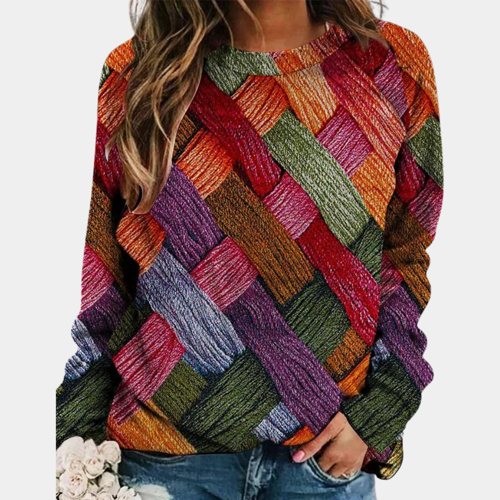 Stylish Coloured Ladies Sweater - Camilla-Orange-XS-The Livary