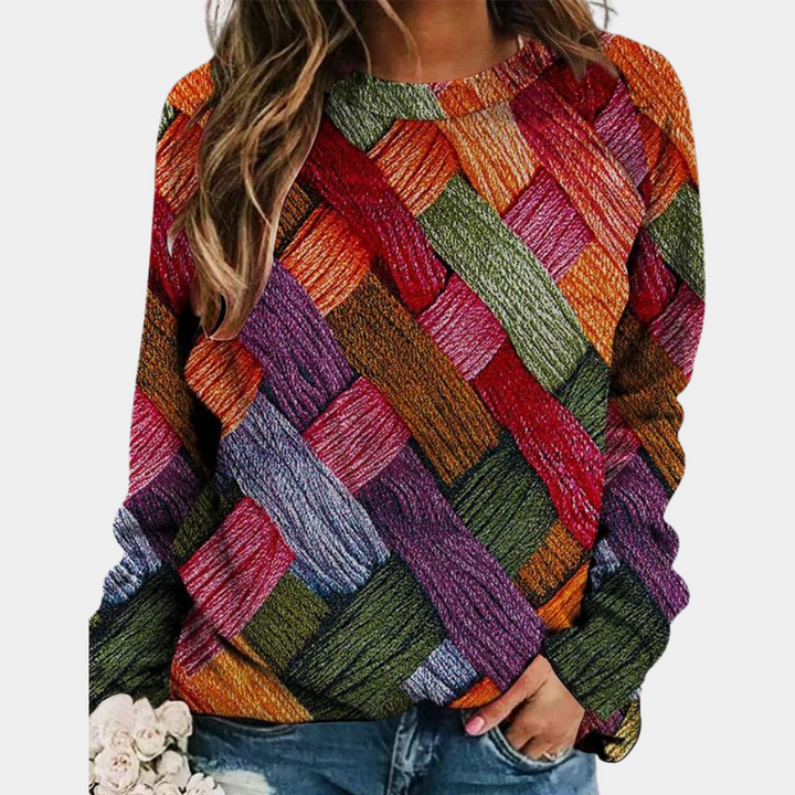 Stylish Coloured Ladies Sweater - Camilla-Orange-XS-The Livary