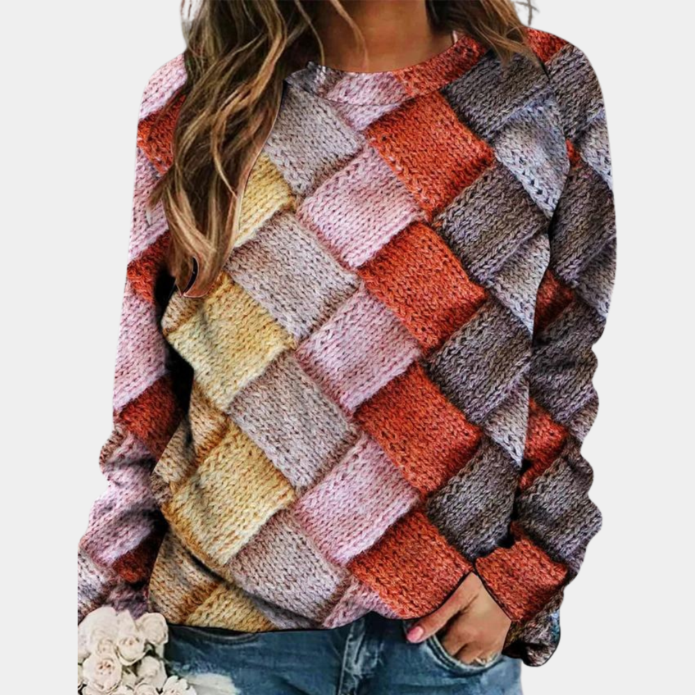 Stylish Coloured Ladies Sweater - Camilla-Pink-XS-The Livary