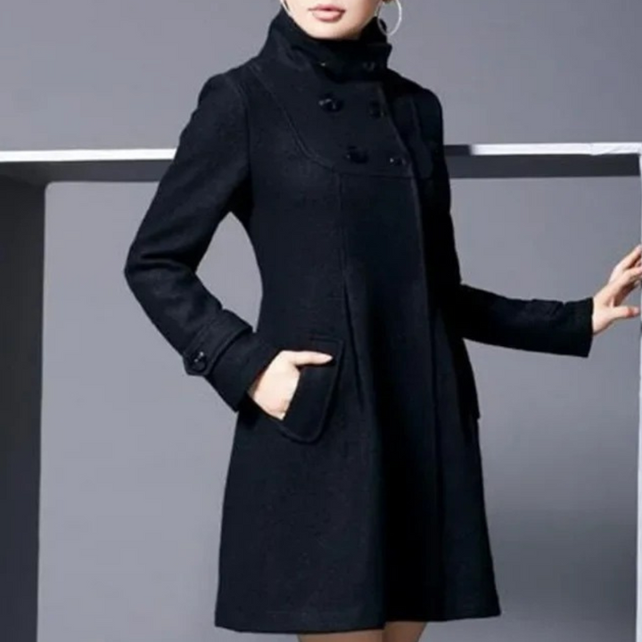 Medila - Trendy Women's Jacket with Side Pockets-Black-XS-The Livary