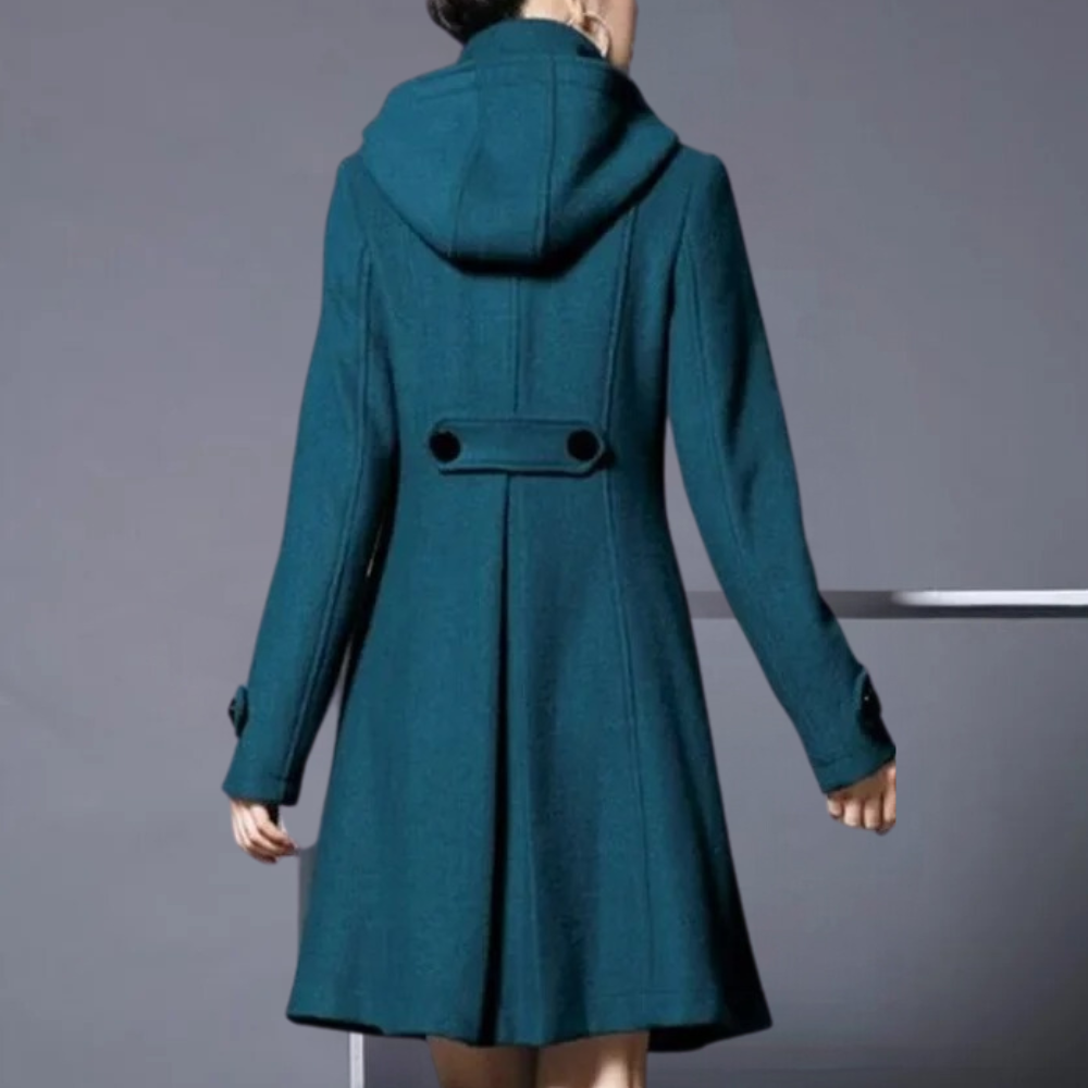 Medila - Trendy Women's Jacket with Side Pockets-Dark green-XS-The Livary