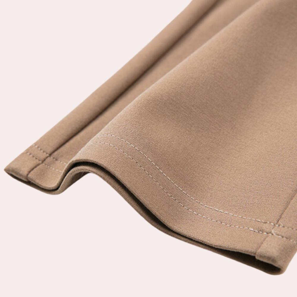 Straight Ladies' Trousers with Timeless Design - Celeste-Dark blue-XS-The Livary