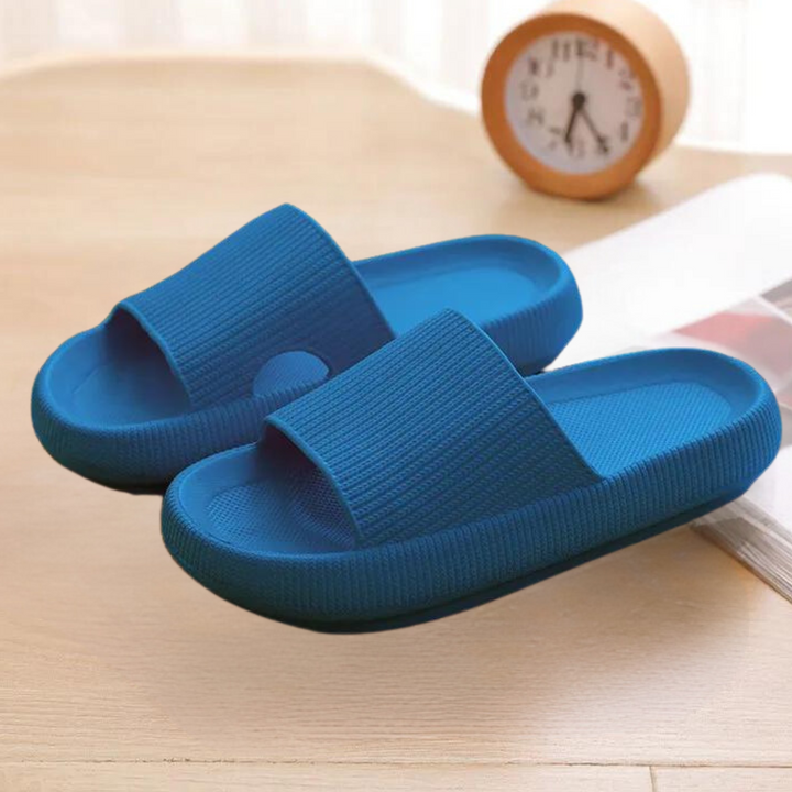 Comfortable Non-Slip Bath Slippers for Women - Elaya-Blue-2.5-The Livary