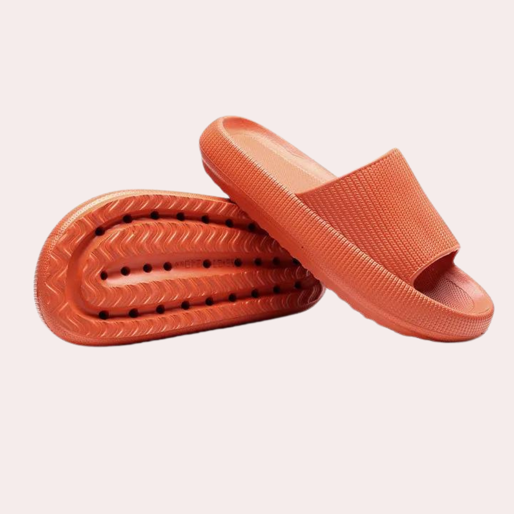 Comfortable Non-Slip Bath Slippers for Women - Elaya-Yellow-2.5-The Livary