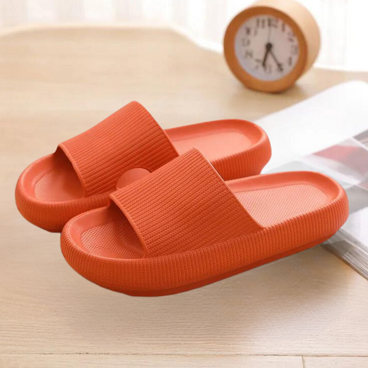 Comfortable Non-Slip Bath Slippers for Women - Elaya-Orange-2.5-The Livary