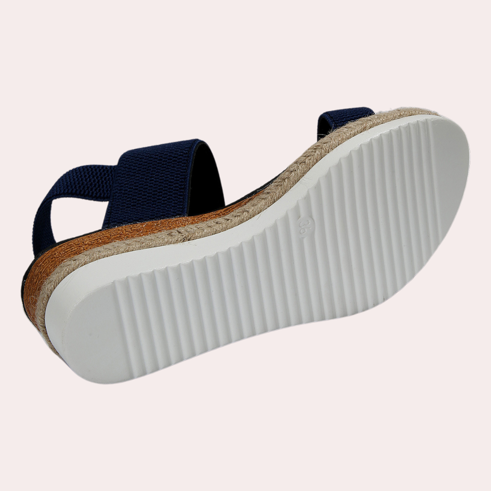 Comfortable Ladies Sandals for Every Day - Noa-Blue-2.5-The Livary