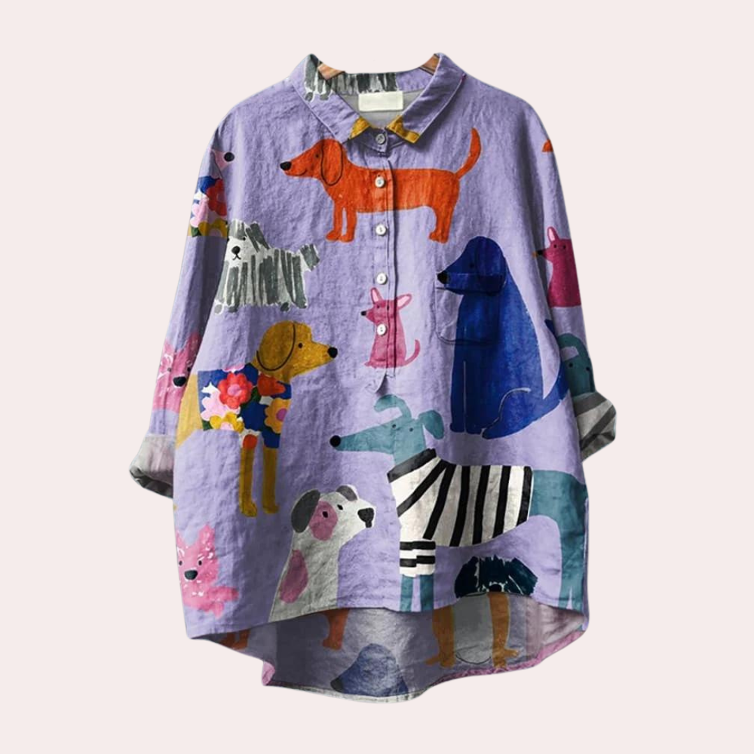 Joyful Ladies Shirt - Liv-XS-The Livary