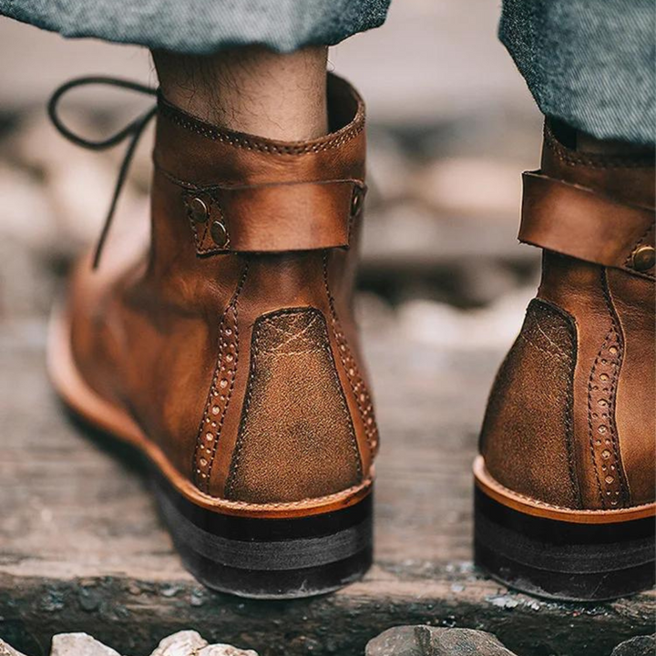 Classic Men's Boots with Ultimate Comfort - Cassian-Brown-6-The Livary