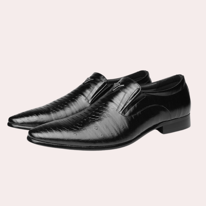 Classic and Stylish Men's Shoes - Dario-Black-6-The Livary