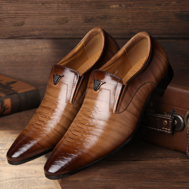 Classic and Stylish Men's Shoes - Dario-Black-6-The Livary