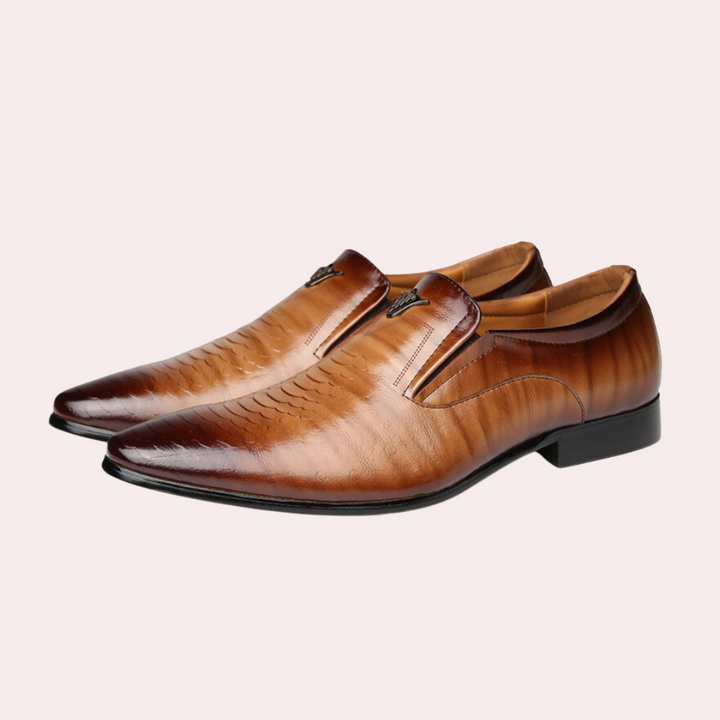 Classic and Stylish Men's Shoes - Dario-Brown-6-The Livary