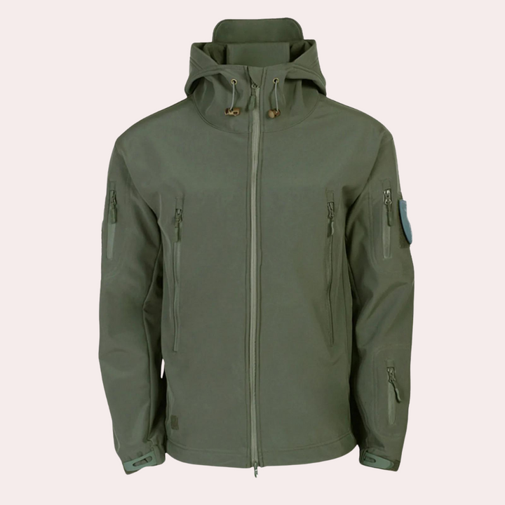 Weather-resistant Outdoor Jacket for Men - Orson-Black-S-The Livary