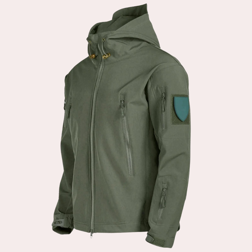 Weather-resistant Outdoor Jacket for Men - Orson-Black-S-The Livary