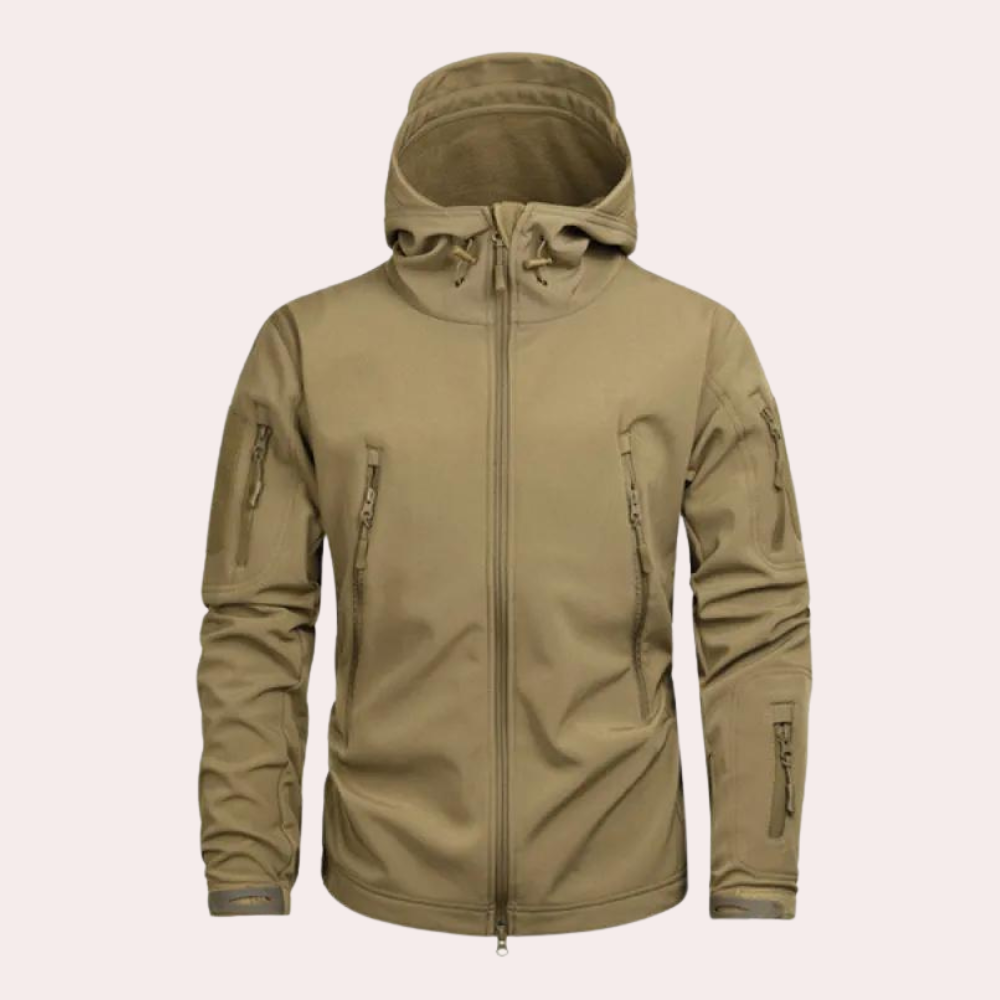 Weather-resistant Outdoor Jacket for Men - Orson-Brown-S-The Livary