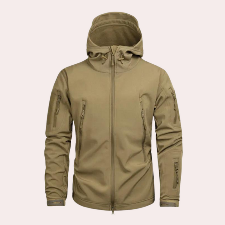 Weather-resistant Outdoor Jacket for Men - Orson-Brown-S-The Livary