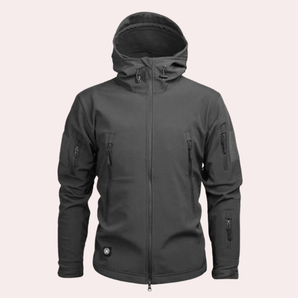 Weather-resistant Outdoor Jacket for Men - Orson-Grey-S-The Livary