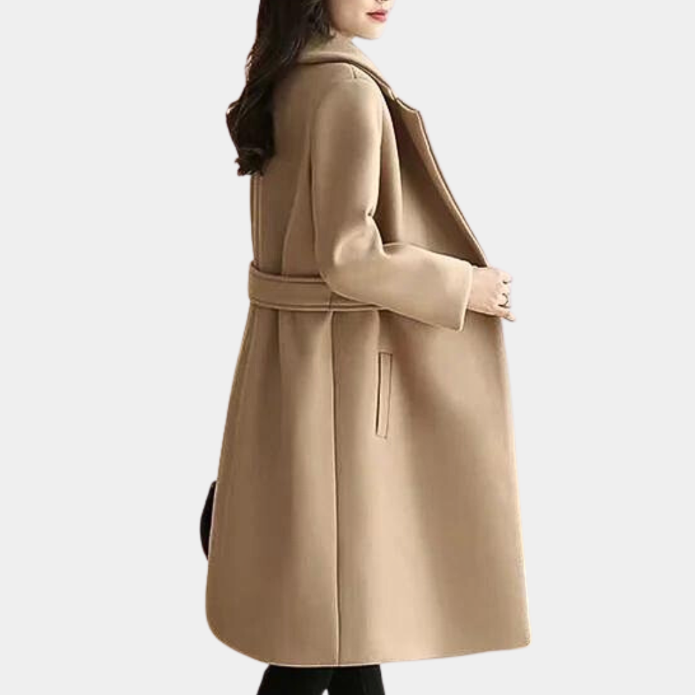 Luxury Ladies Winter Coat - Elise-Black-XS-The Livary