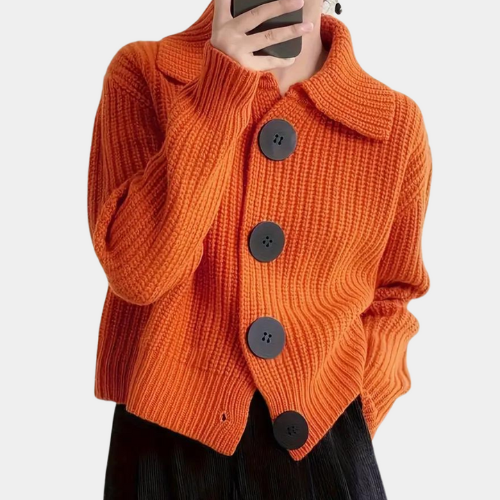 Trendy Orange Women's Jacket - Romy-XS-The Livary
