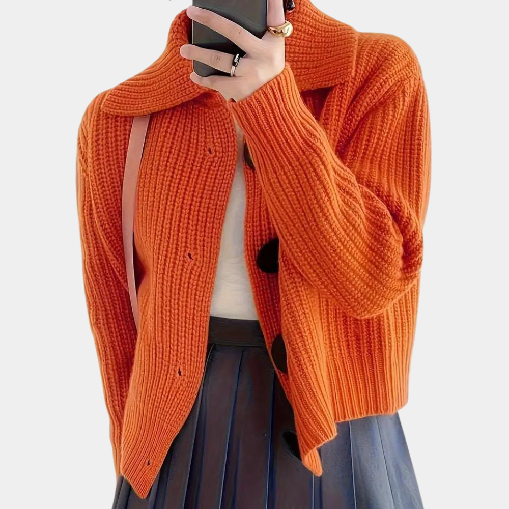 Trendy Orange Women's Jacket - Romy-XS-The Livary