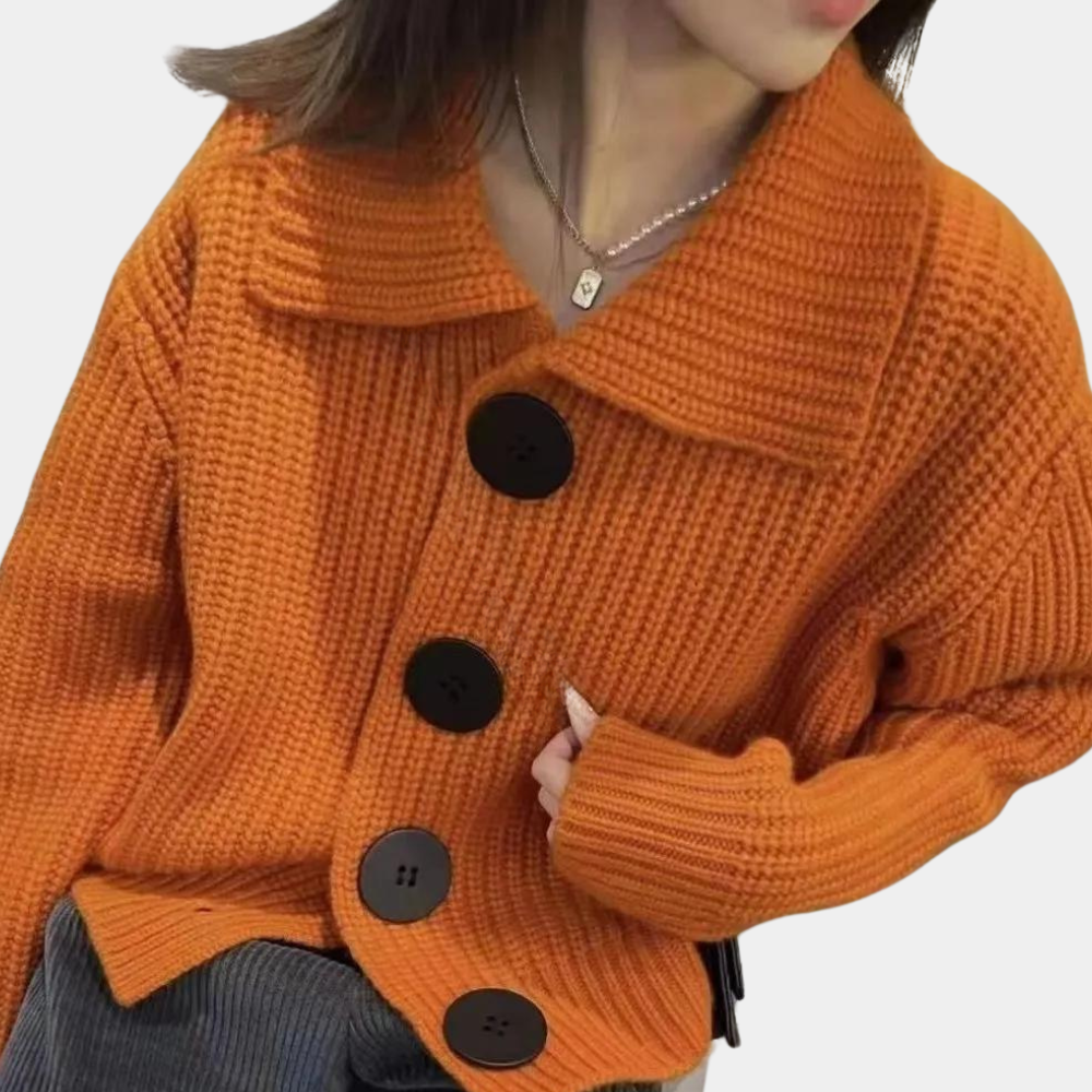 Trendy Orange Women's Jacket - Romy-XS-The Livary
