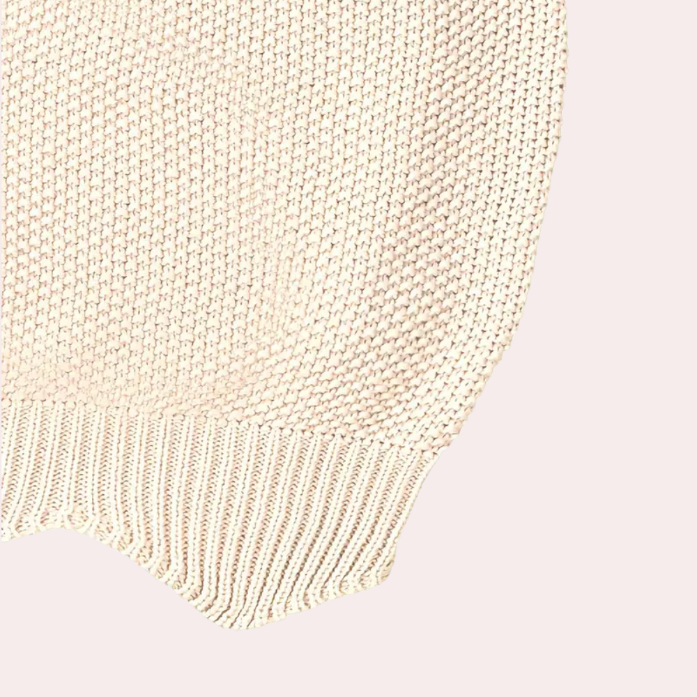 Sala - Hip Knitted Cardigan for Women-Apricot-XS-The Livary