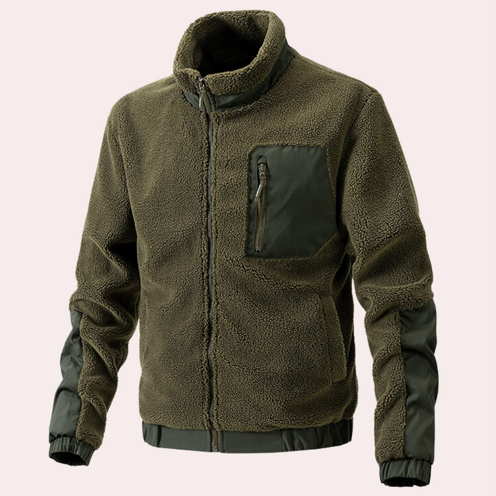 Warm Outdoor Jacket for Men - Ronan-Green-S-The Livary
