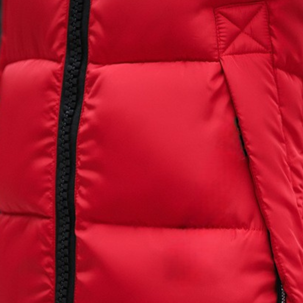 Warm Ladies Puffer Jacket with Hood - Livia-Pink-XS-The Livary