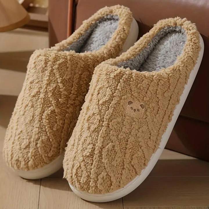Tinsel - Comfy Soft Slippers for Women-Coffee-3.5-The Livary