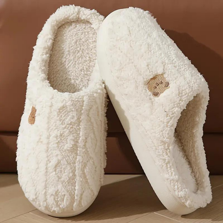 Tinsel - Comfy Soft Slippers for Women-White-3.5-The Livary