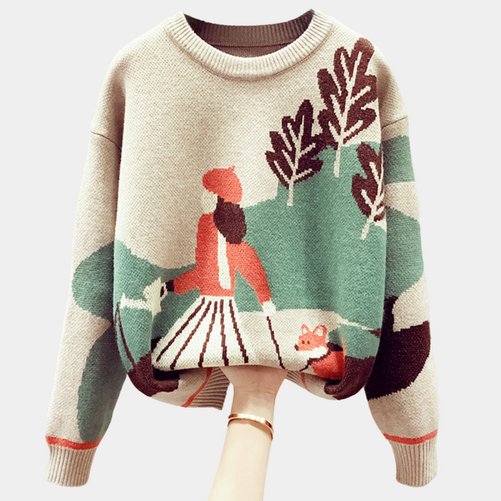 Belight - Casual Warm Sweater for Women-Khaki-XS-The Livary