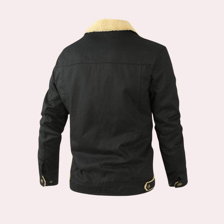 DEAVON - Timeless Bomber Jacket for Men-Black-S-The Livary