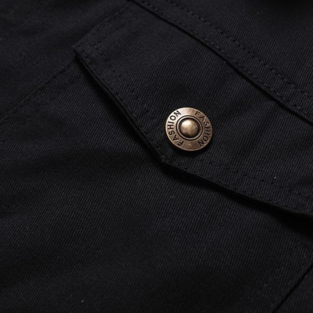 DEAVON - Timeless Bomber Jacket for Men-Black-S-The Livary