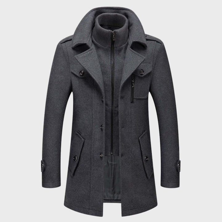 David - Casual Winter Jacket for Men-Grey-M-The Livary