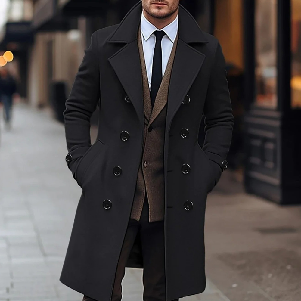 Stylish Men's Jacket - Victor-Black-S-The Livary