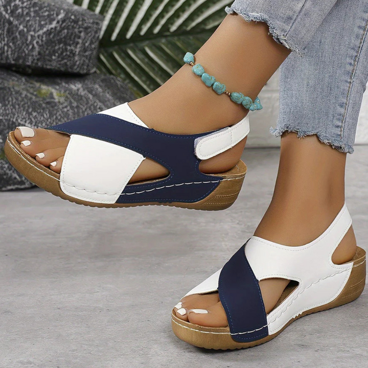 Yola - Comfortable Sandals-Blue-4-The Livary