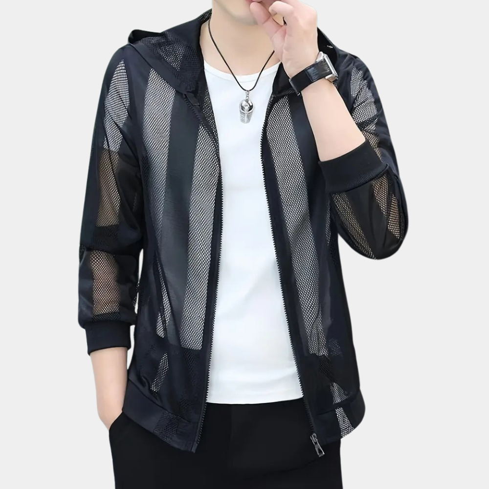Lightweight Summer Jacket with Hood for Men - Vince-S-The Livary