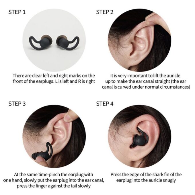 Soft Earplugs for Deep Sleep & Sound Reduction - Noctura-White-The Livary