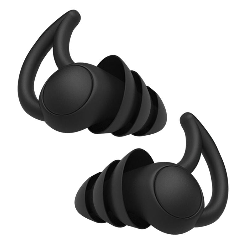 Soft Earplugs for Deep Sleep & Sound Reduction - Noctura-Black-The Livary