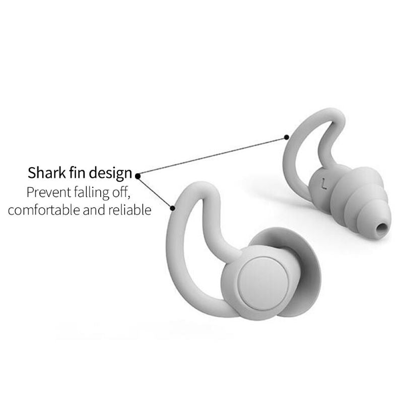 Soft Earplugs for Deep Sleep & Sound Reduction - Noctura-White-The Livary