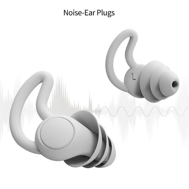 Soft Earplugs for Deep Sleep & Sound Reduction - Noctura-White-The Livary