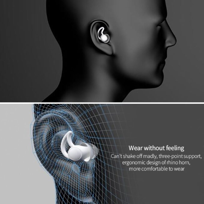 Soft Earplugs for Deep Sleep & Sound Reduction - Noctura-White-The Livary