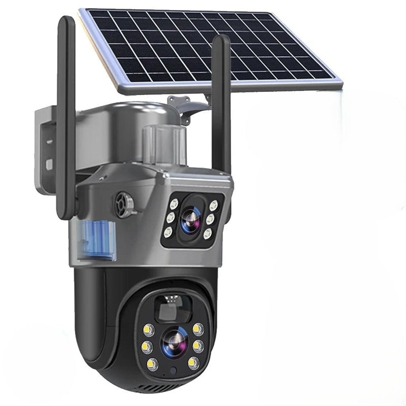 Wireless 4K Security Camera with Solar Panel – DualGuard 4K-4G-The Livary