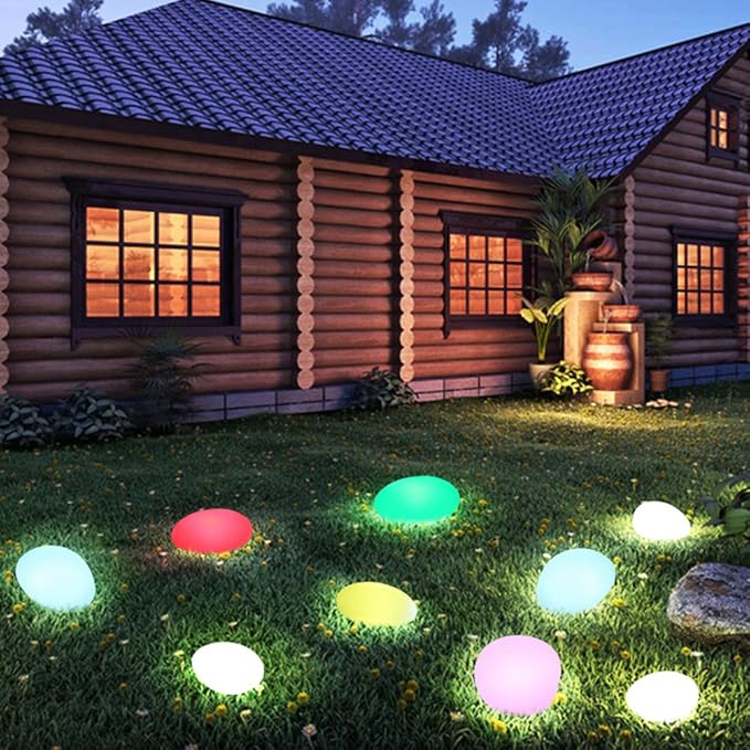 Atmospheric Wireless Garden Lamp - LumaStone-Medium (USB Rechargeable)-The Livary